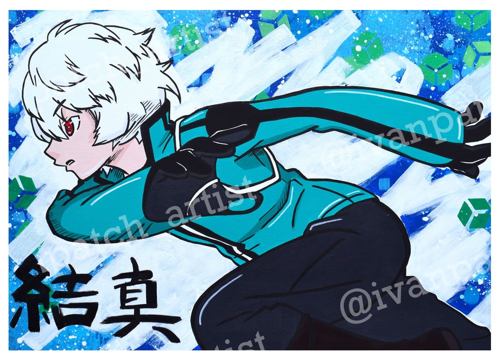 Image of 5x7 print - White Haired Nightmare