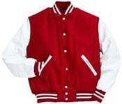 Image of Varsity Jacket (Red Colorway, Unisex)