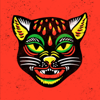 Red Tribal Cat