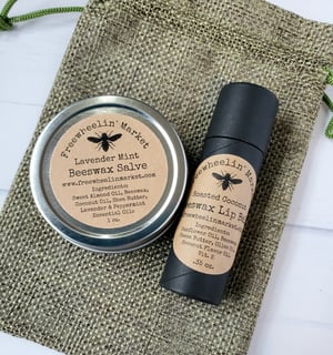 Beeswax Gift Set - Lip Balm and Mini Salve 