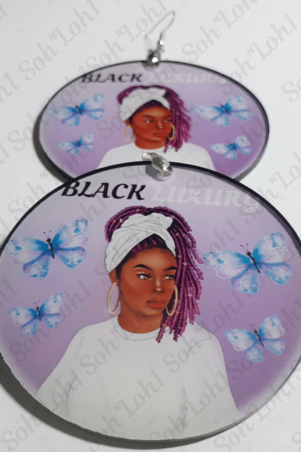 Image of Black Luxury, Handmade, Afrocentric Earrings