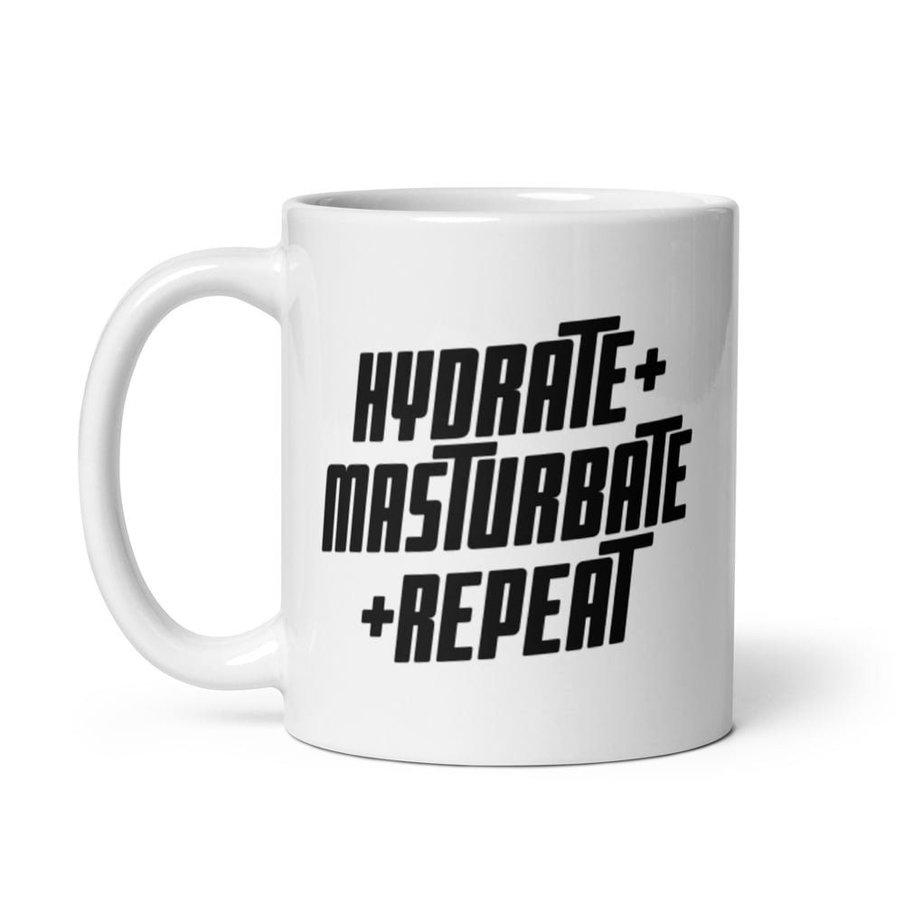 Hydrate Masturbate Repeat Mug