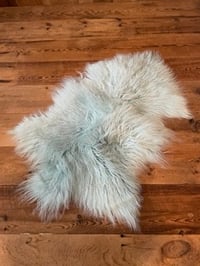 Image 1 of Mint Curly Sheepskin 