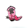 GIve Cancer The Boot! Pin