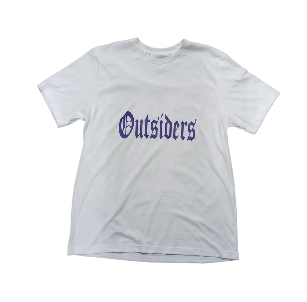 Image of Rebel Outsiders " White - Purple" Shirt 