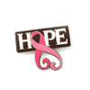 Hope Pink Ribbon Pin