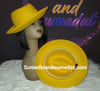 Solid Yellow Jazz Fedora 