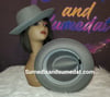 Solid Gray Jazz Fedora 