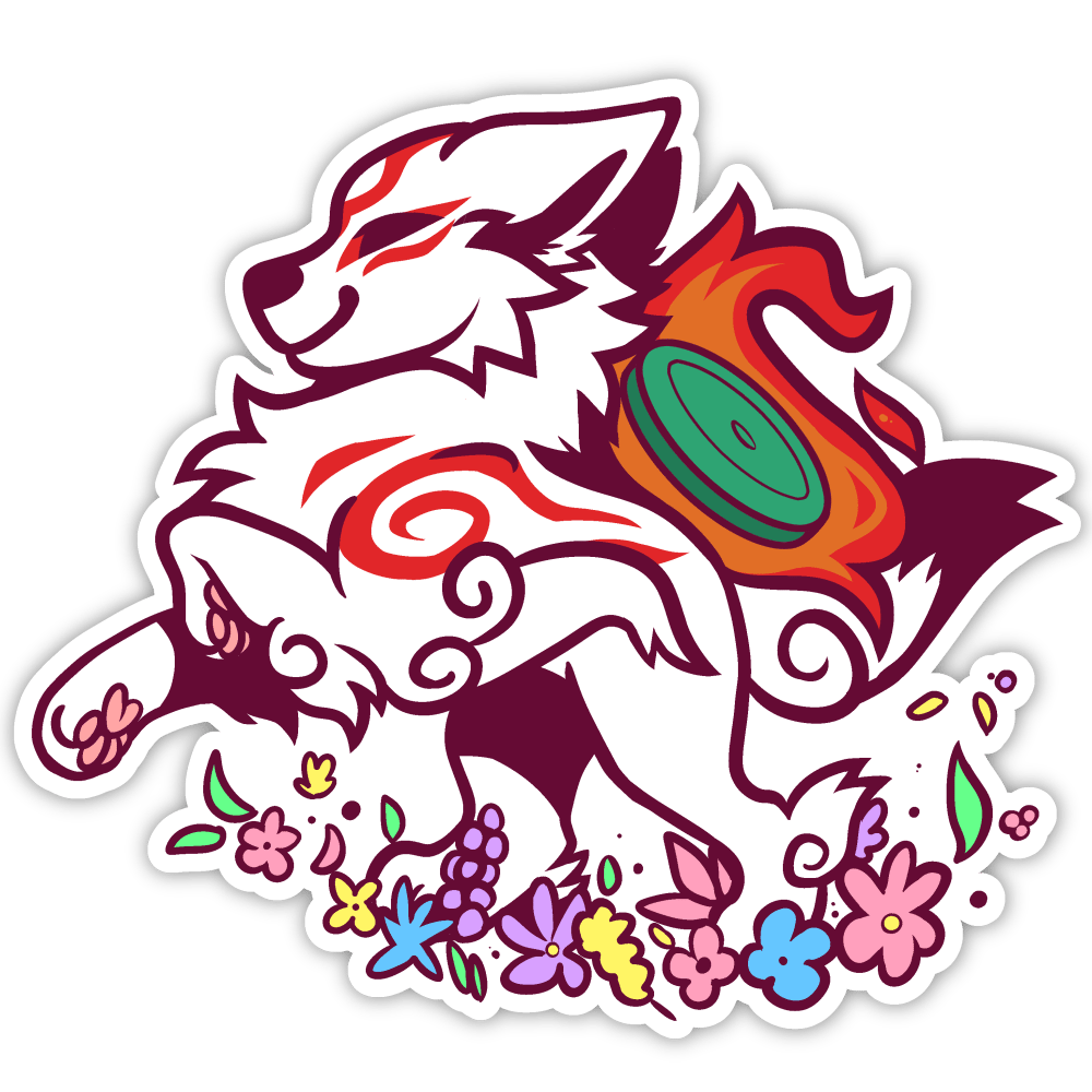 Amaterasu Sticker Roxxie