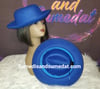 Solid Blue Jazz Fedora 