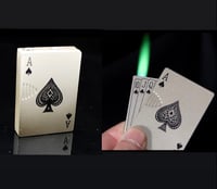 Exotic card lighter (refillable)