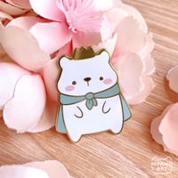 king bear enamel pin