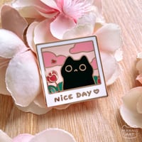 nice day enamel pin