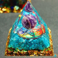 SPIRITUAL PYRAMID - POWERFUL UNIVERSAL ENERGY CRYSTALS NATURAL STONE