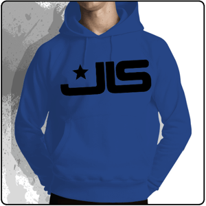 Image of [ASTON] BLUE JLS LOGO HOODY 