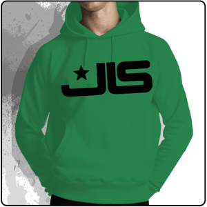 Image of [MARVIN] GREEN JLS LOGO HOODY