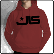 Image of [ORITSE] RED JLS LOGO HOODY