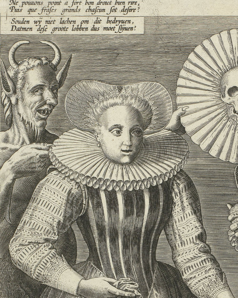 ''Cartoon on the stiff ruff'' (1600 - 1624)