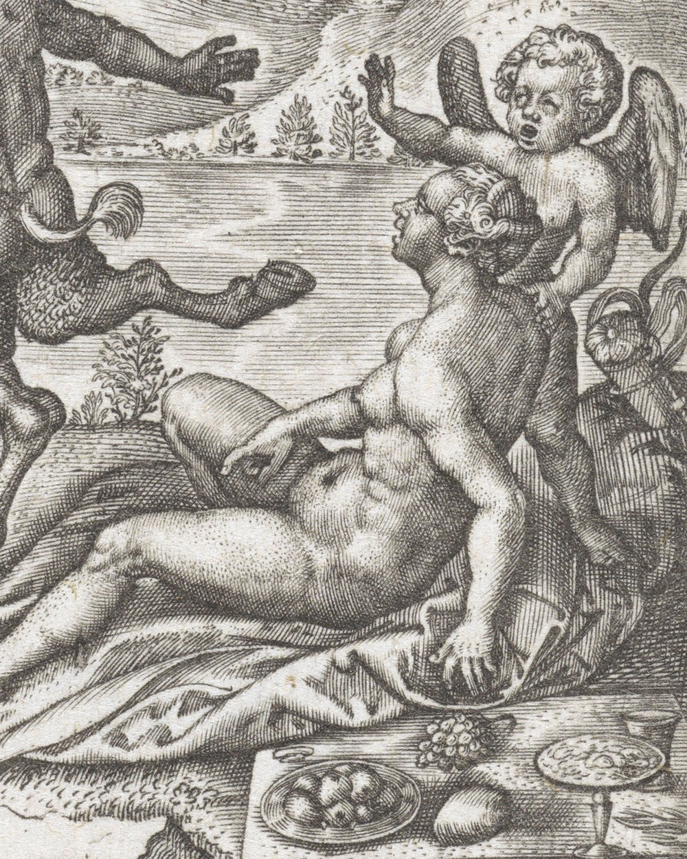 "Triumph of virtue over lust" (1600)