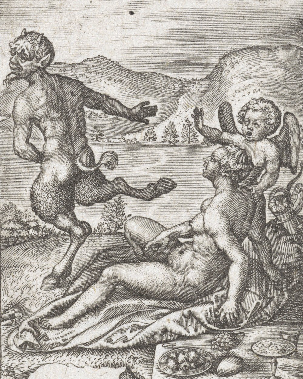 "Triumph of virtue over lust" (1600)