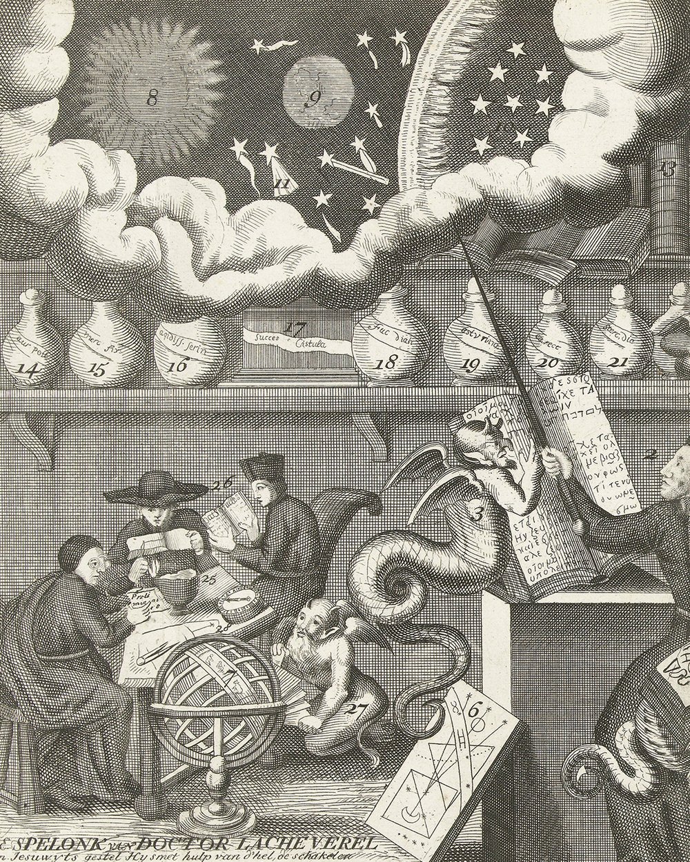 ''Caricature on Henry Sacheverell'' (1713)