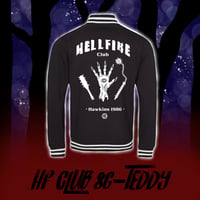 Image 1 of 🟢 STOCK 🟢 Veste Teddy 🔥 HELLFIRE CLUB 🔥 - collec HF CLUB 86