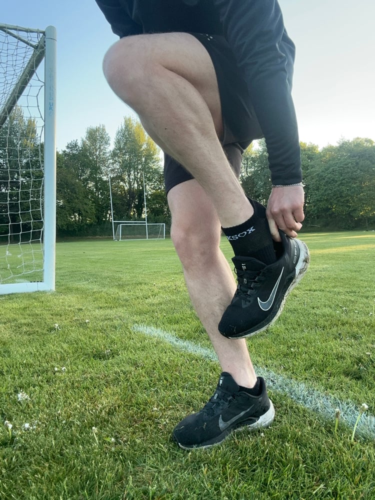 Image of Black Trainer Grip Socks 