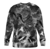 Waved pattern sweatshirt