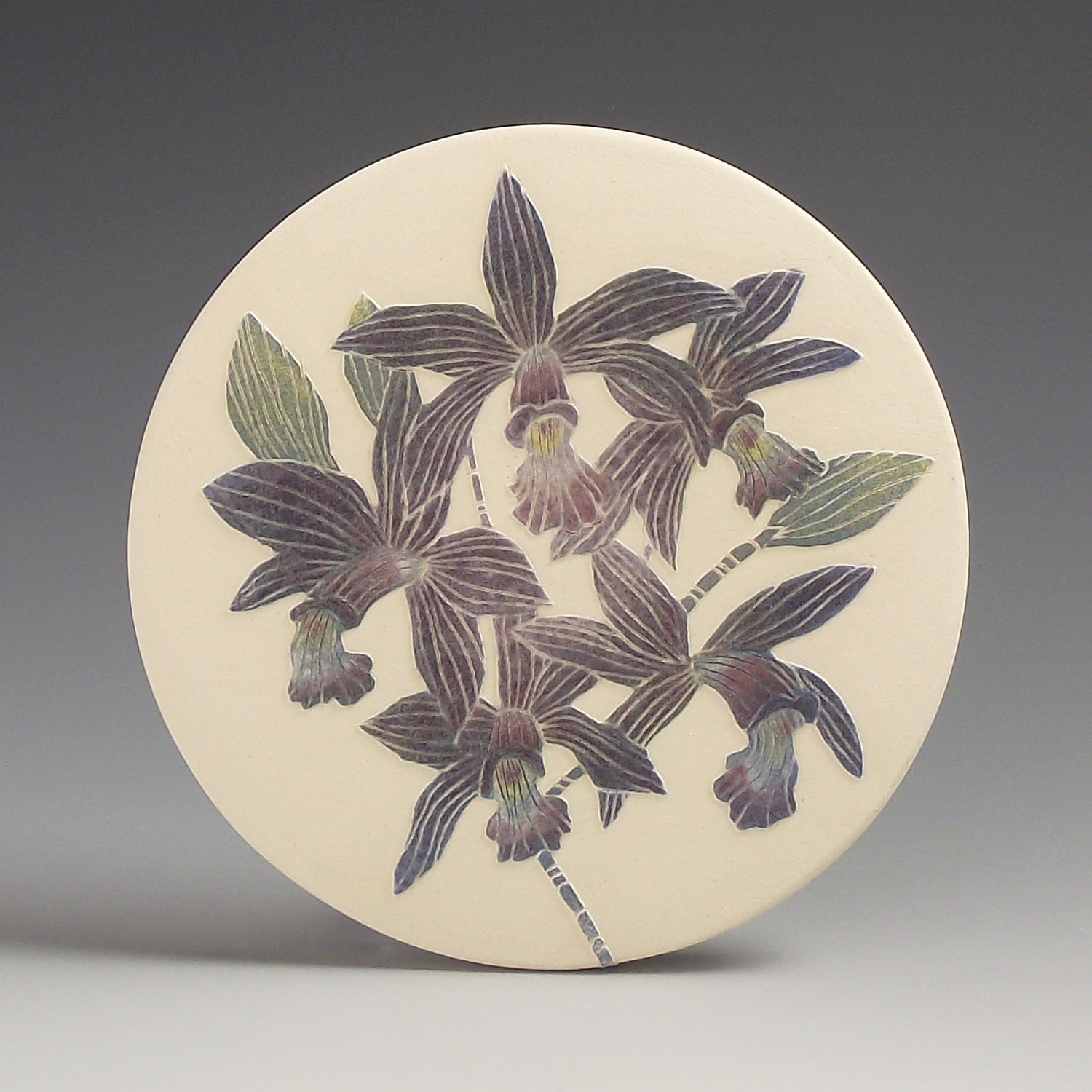 Image of Orchid art card
