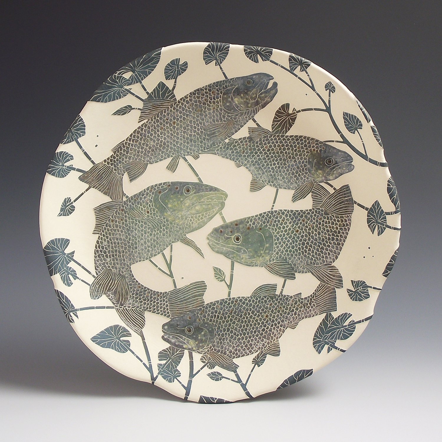 Image of Group of Trout art card