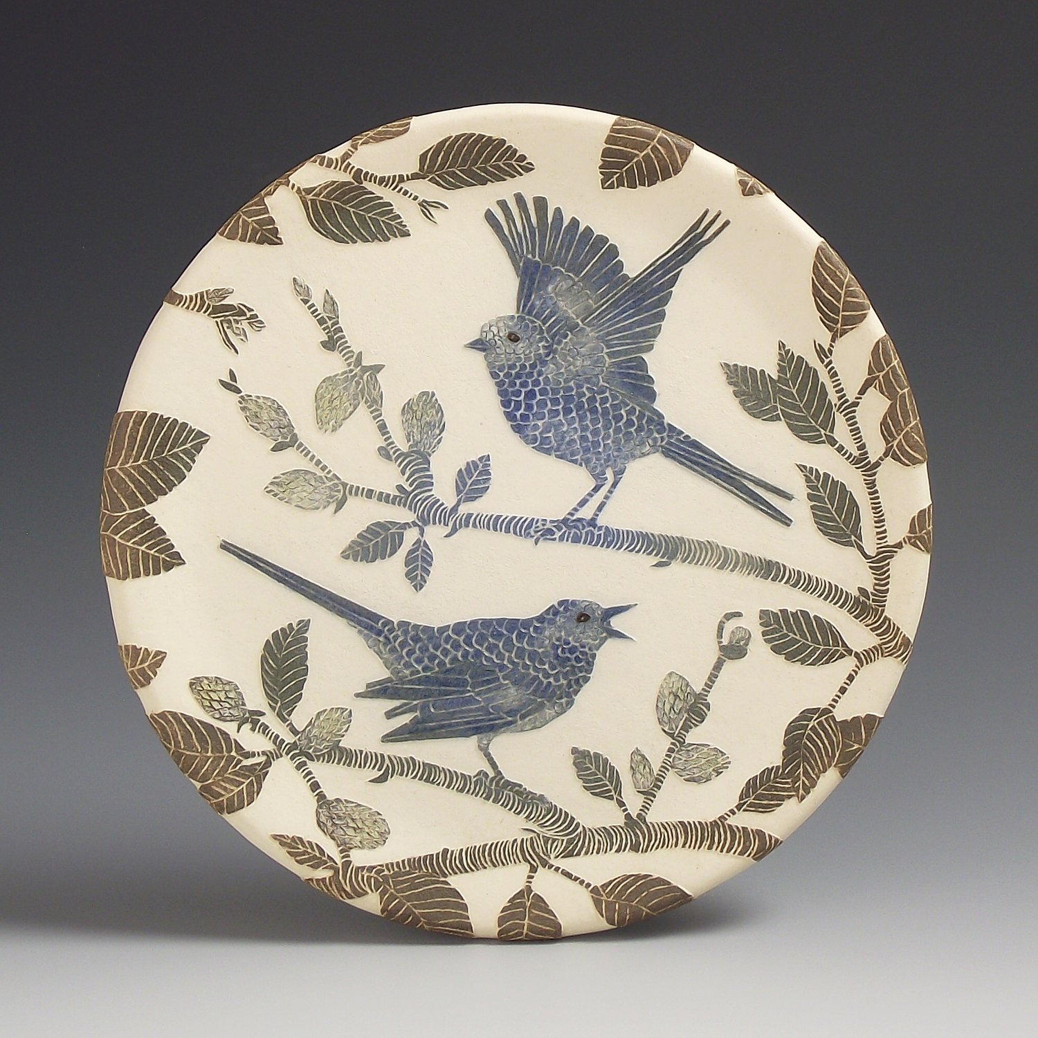 Image of Pied wagtail art card