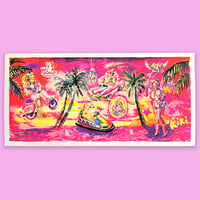 Image 1 of BARBIE PARADISE POSTER BY KIKI WEERTS 