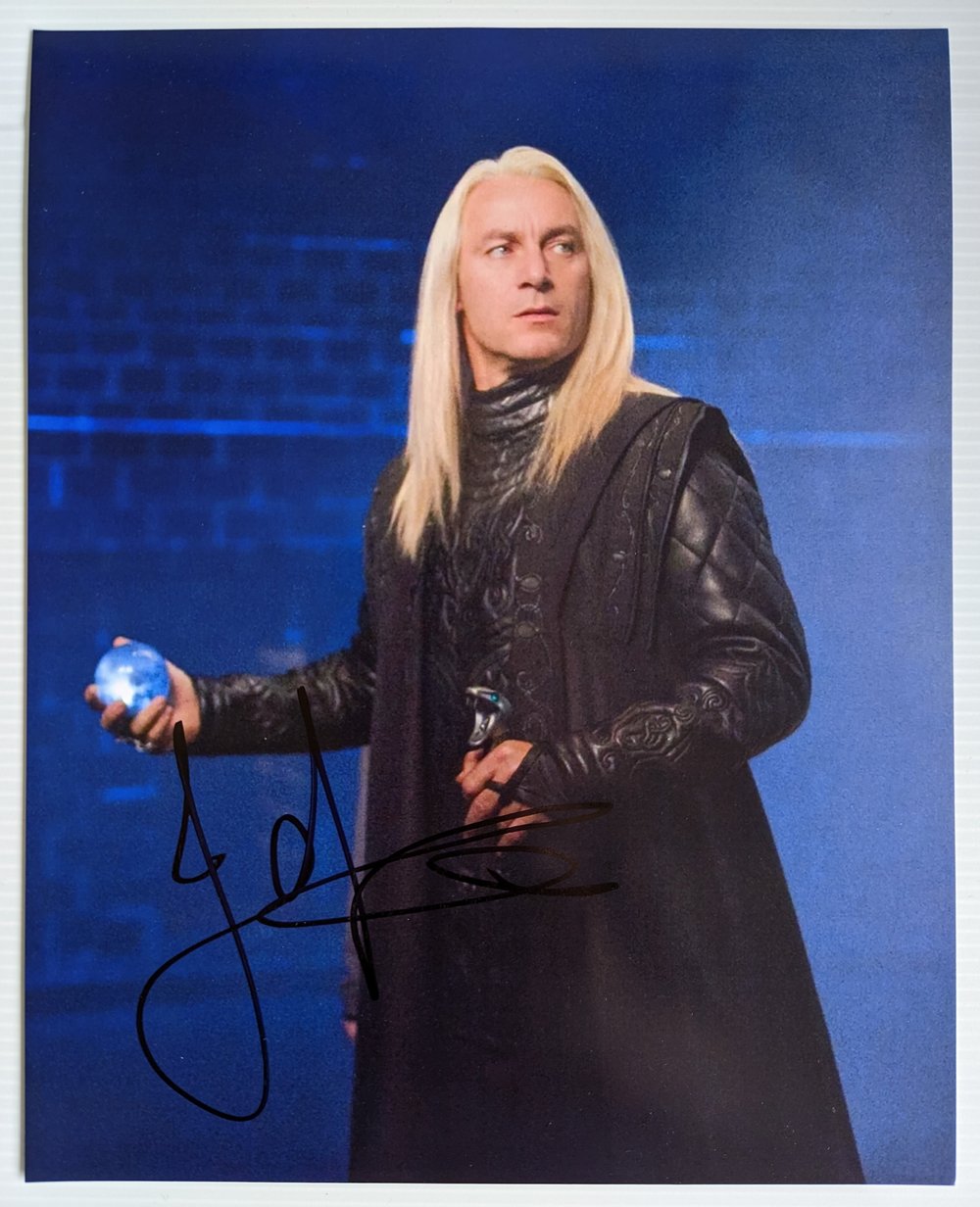 Lucius Malfoy 10x8 Photo Signed by Jason Isaacs