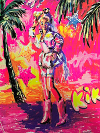 Image 3 of BARBIE PARADISE POSTER BY KIKI WEERTS 