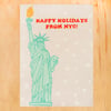 Holiday Statue of Liberty Greeting Card