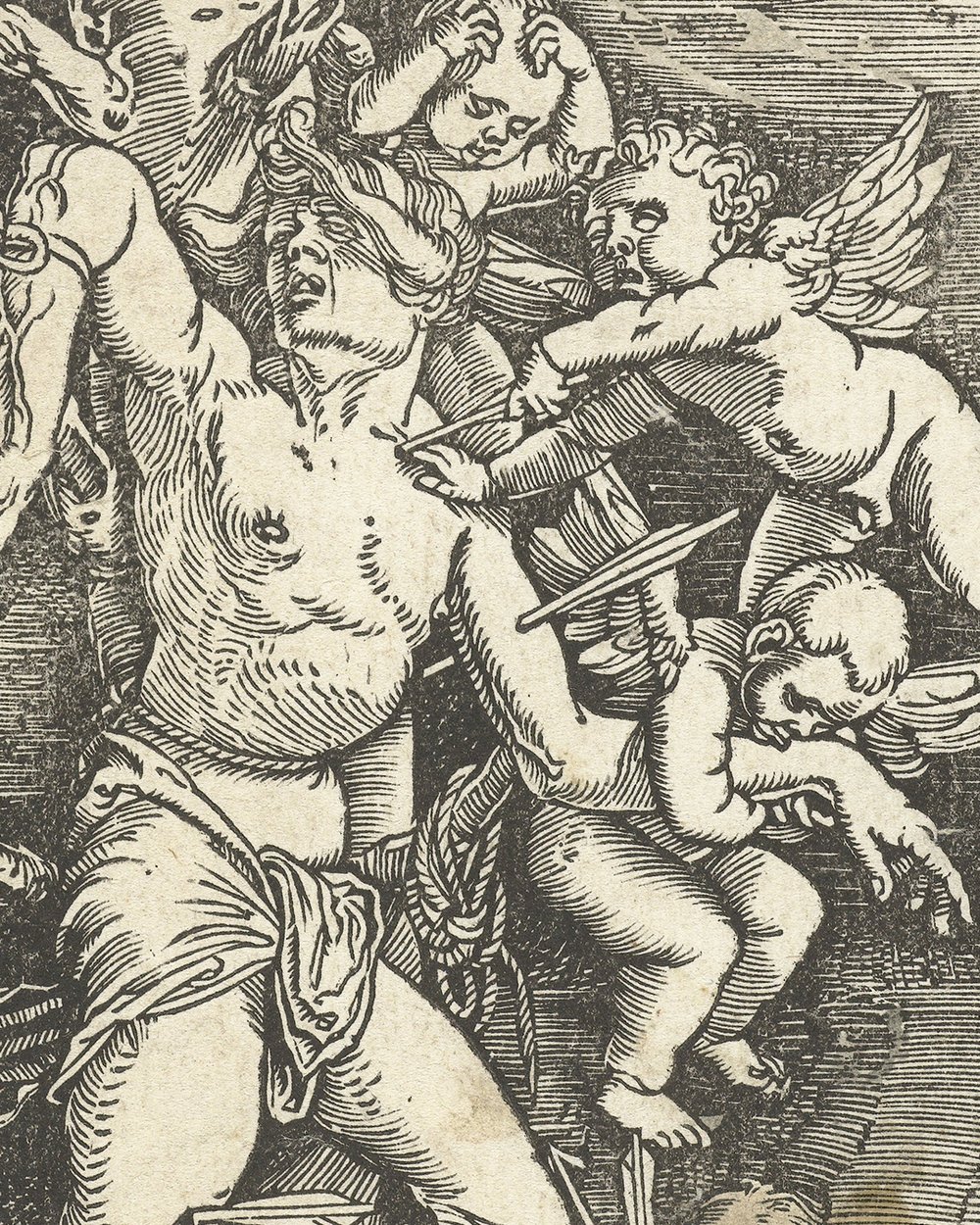 ''Sebastian is delivered from arrows by angels'' (1512)