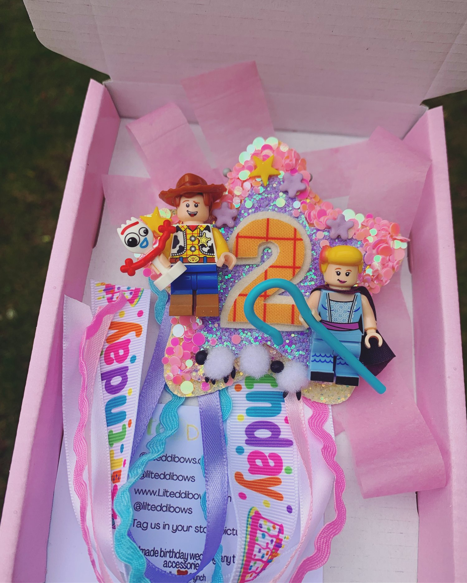 Image of Custom girly birthday badges