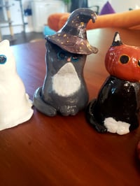 Image 1 of Halloween Cats - Witch Kitty