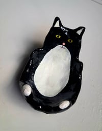 Image 2 of Tuxedo Cat Ring Dish