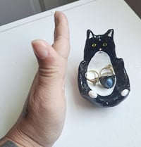 Image 3 of Tuxedo Cat Ring Dish