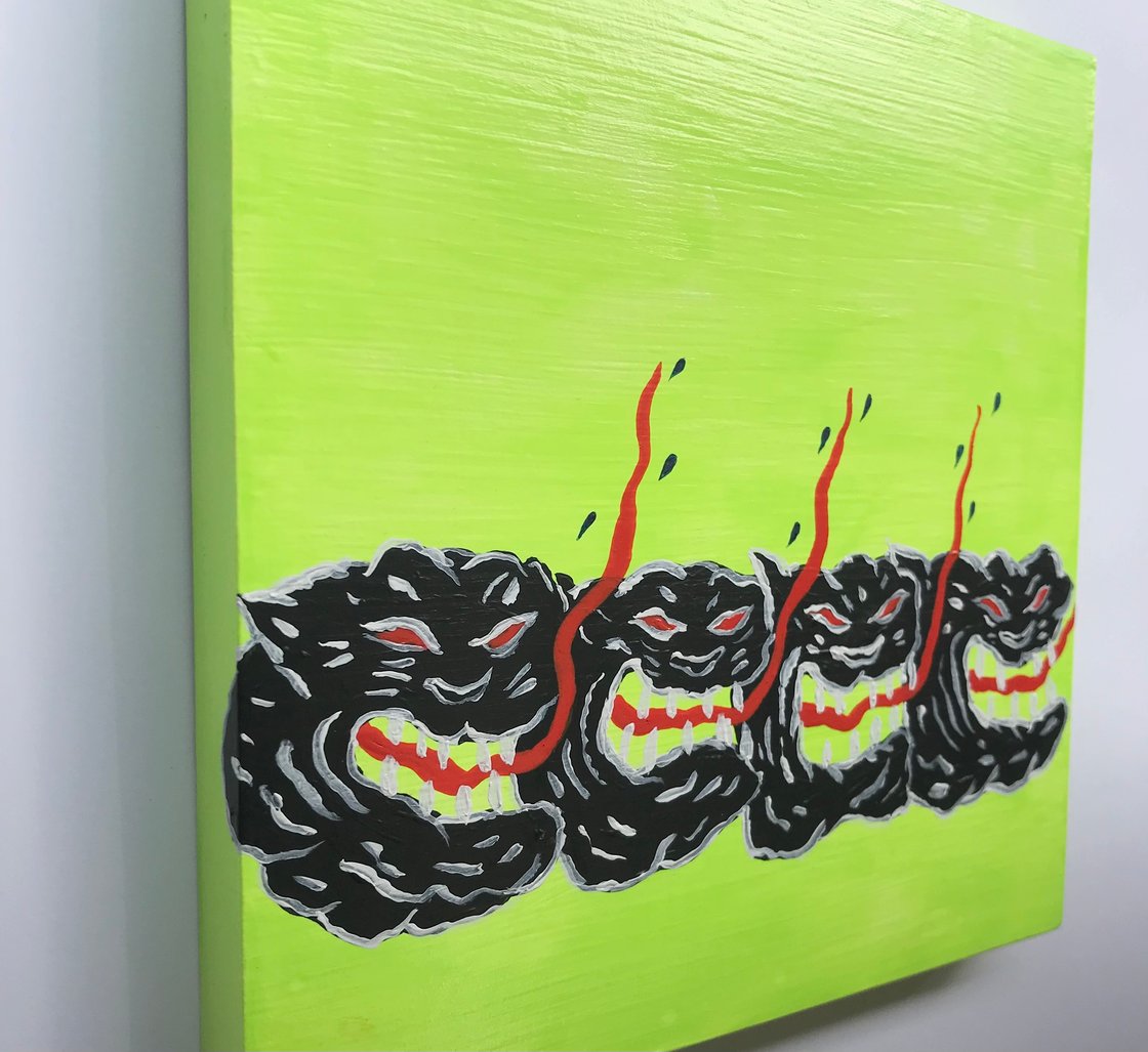 Image of NEW “Guilt Chasing” Original Painting