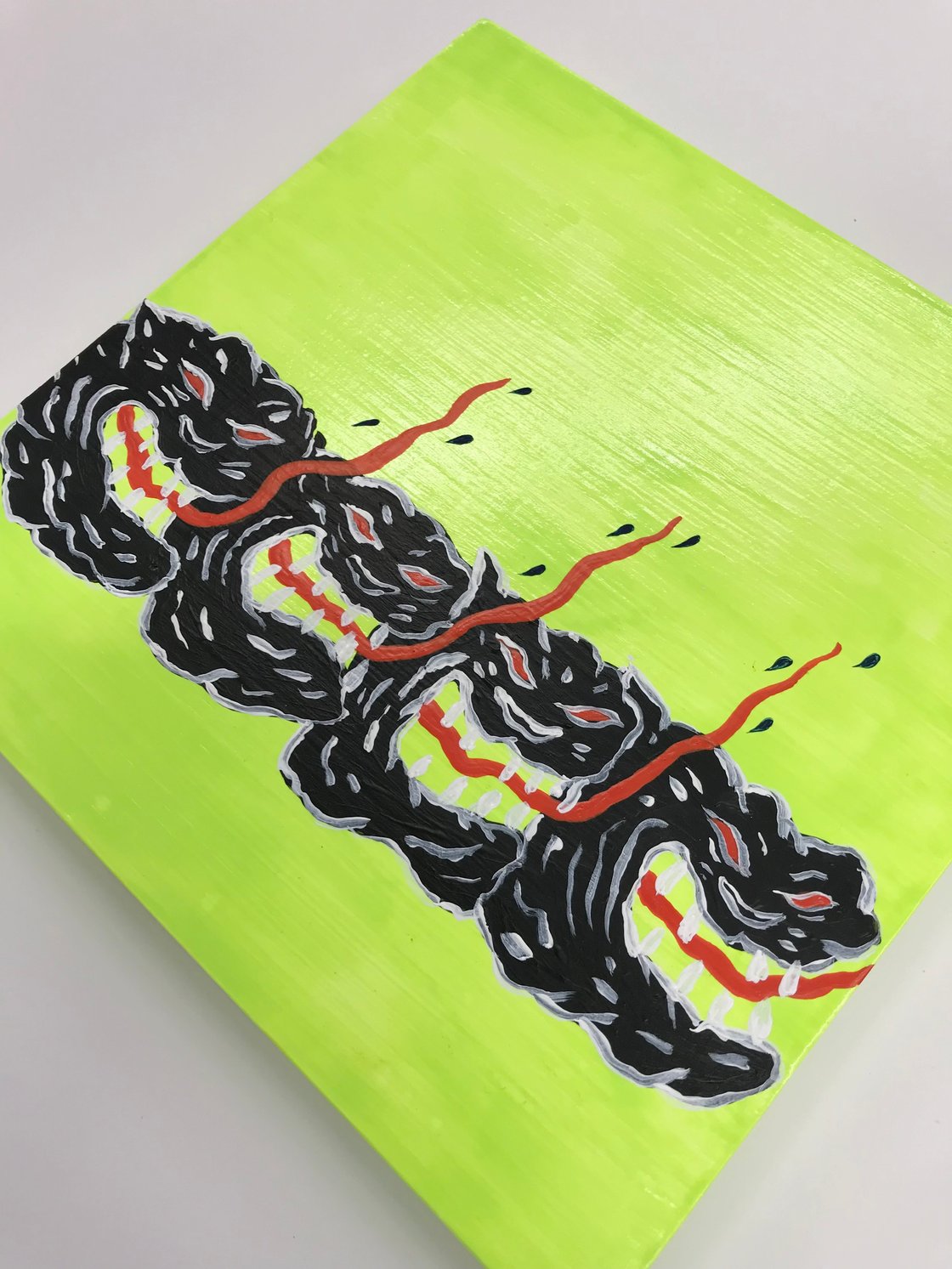 Image of NEW “Guilt Chasing” Original Painting