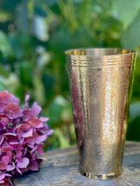 Image 2 of Brass lassi glass 