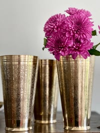Image 1 of Brass lassi glass 