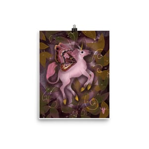 Unicorn Fae Art Poster