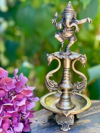 Dancing Ganesha Hansa Oil Lamp