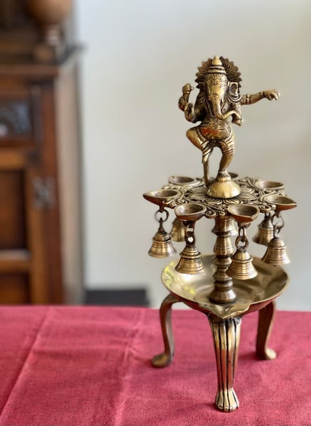 Image of Tall Ganesha Lamp 