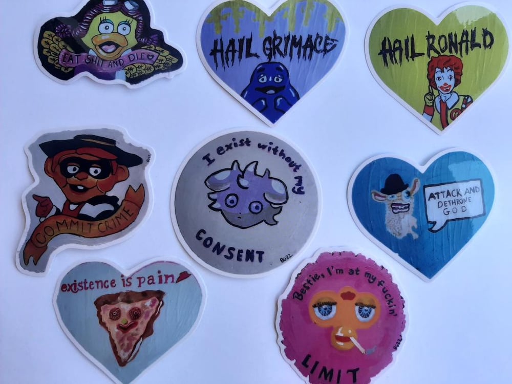 Image of 90s Vintage Stickers 