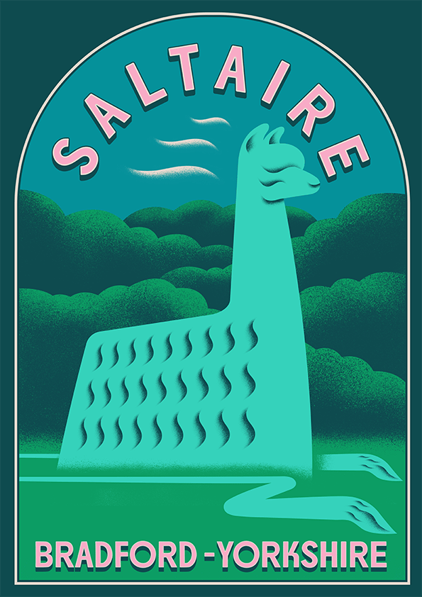 Image of Saltaire Limited Edition Screenprint