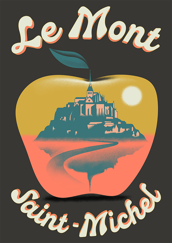 Image of Le Mont Saint Michel Limited Edition Giclée Print